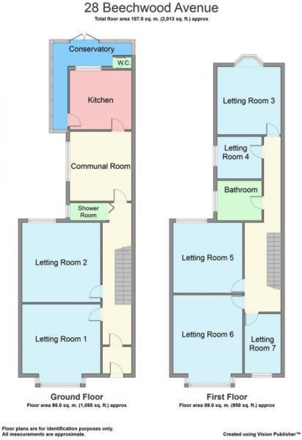 Floorplan for Beechwood Avenue, Plymouth