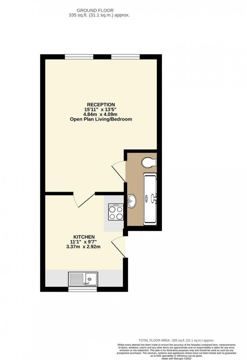 Floorplan for Southside Street, Plymouth