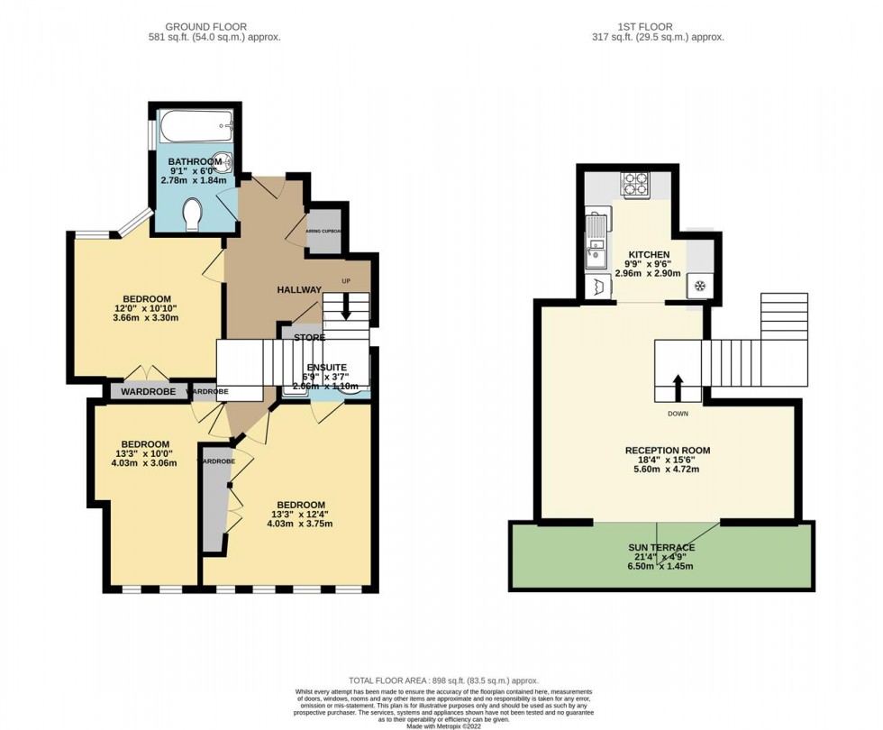 Floorplan for Quay Road, Plymouth