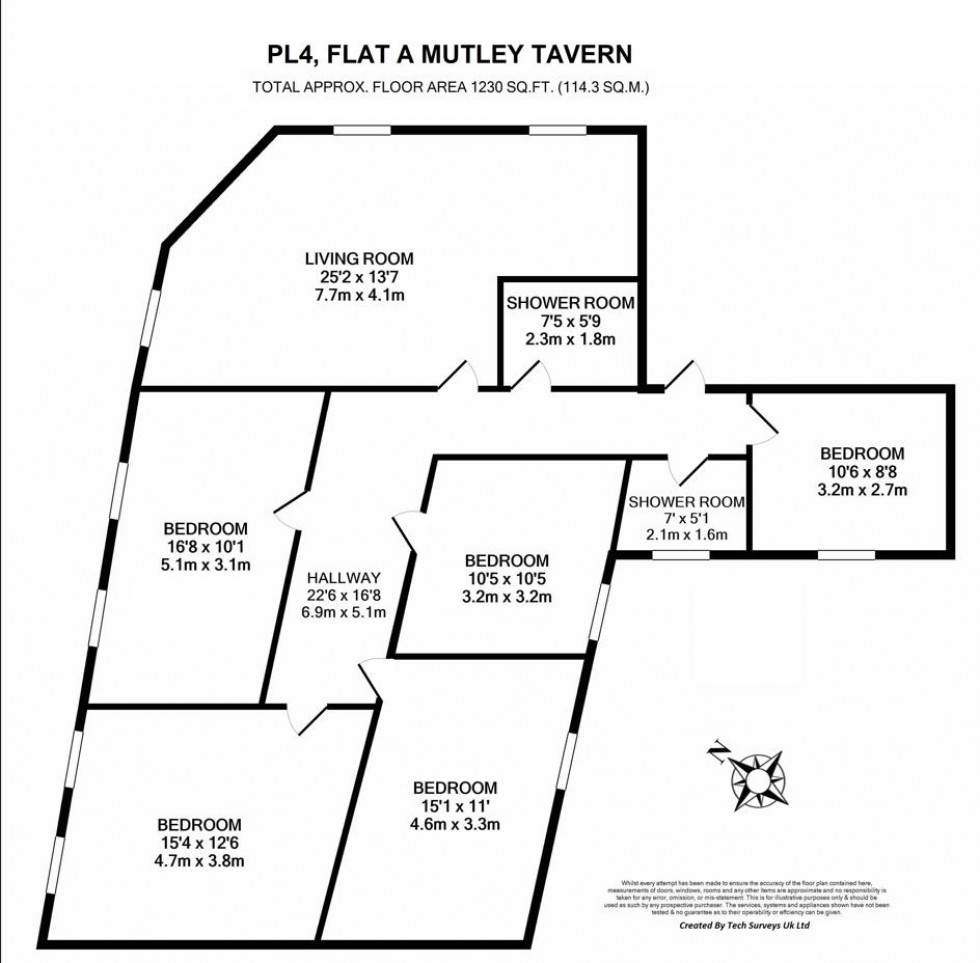 Floorplan for Furzehill Road, Plymouth